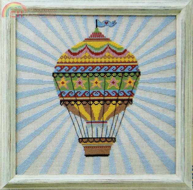 Sky\'s the Limit by Emily Peacock from Cross Stitcher 254Cross stitch