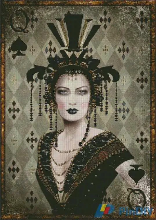 mystic stitch mg-132 queen of spades