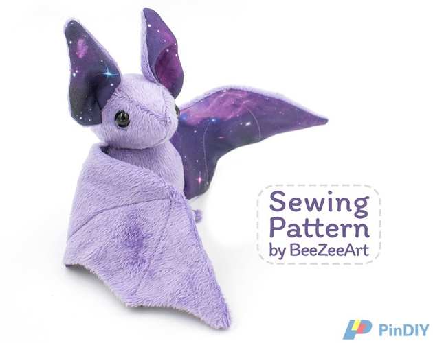 stuffed bat sewing pattern