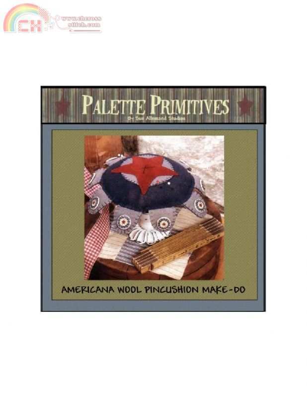 pallete primitives-american wool pincushion