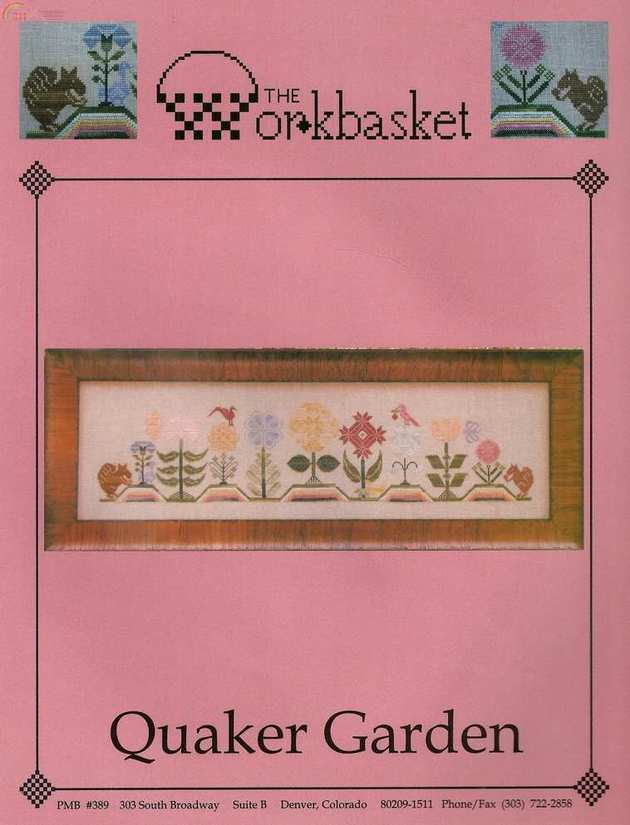 The Workbasket - Quaker Garden-Cross stitch Communication / Download