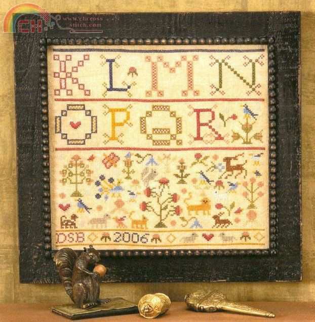 Sheepish Designs Alpha Menagerie 116th exemplaryCross stitch Communication / Download (only