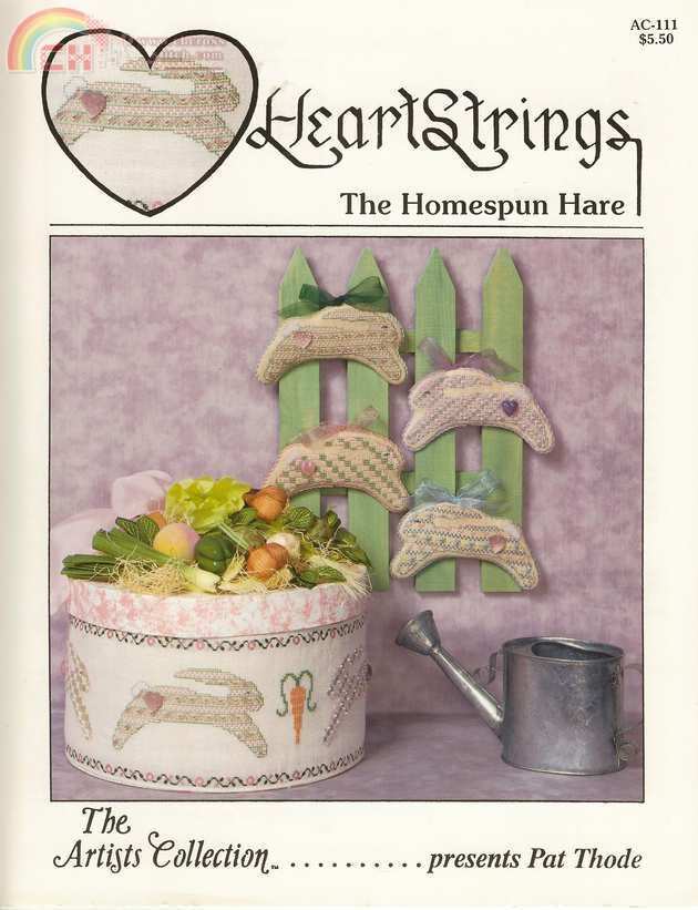 The Artists Collection HeartStrings AC111 Homespun HareCross stitch
