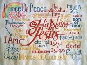 Joyful Expressions His Name Is Jesus Free Cross Stitch Communication Download Only Reply Cross Stitch Patterns Scanned Pindiy Com