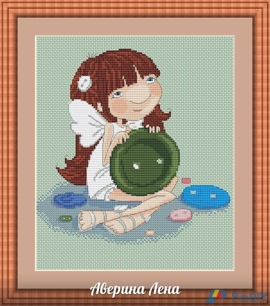 Бесплатные схемы елены чебаковой Button by Lena Averina / Pavlova-Cross stitch Communication / Download (only rep