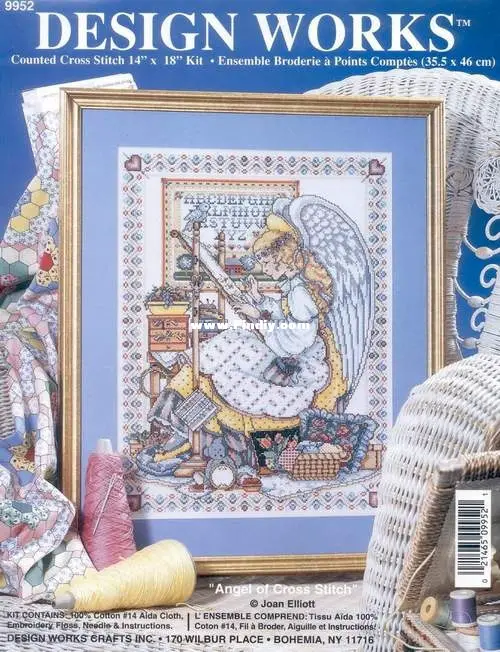 Design Works 9952 Angel Of Cross Stitch By Joan Elliott Cross Stitch Communication Download