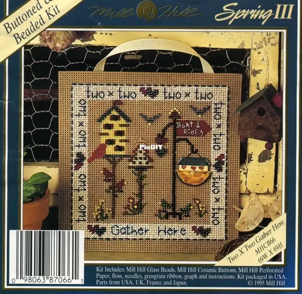 Mill Hill MHCB66 Spring III - Two X Two Gather Here-Cross stitch ...