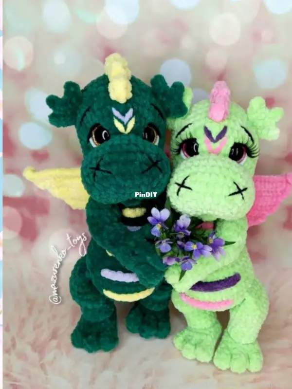 Mazurenko Toys - Evgenia Mazurenko - Little Dragons - Russian-Knitting ...