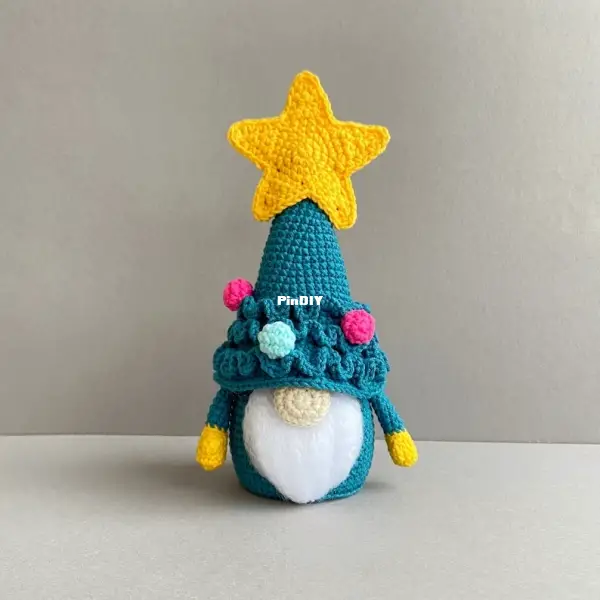 Happy Dolls Handmade - Julia Negovorina - Star Tree Gnome-knitting And 