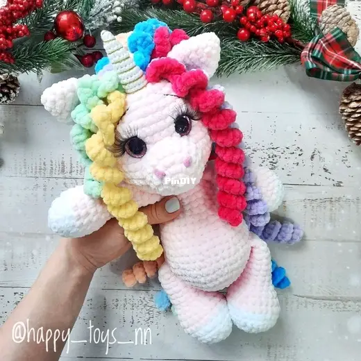 Happy Toys Nn - Anastasia Zaitseva - Unicorn - Russian-knitting And 