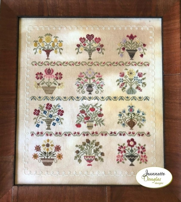 Jeannette Douglas Designs Mini Bouquet Sampler 1 6 Free 2022 Cross