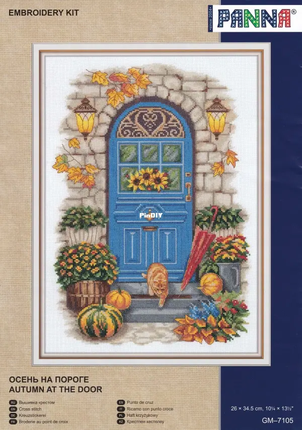 Panna GM-7105 Autumn At The Door-Cross Stitch Communication / Download ...