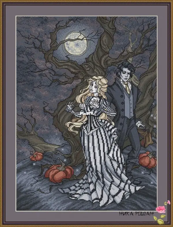Ichabod Crane and his beloved Catherine by Nika Roshan.jpg