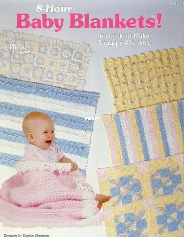 The Crochet Catalog 88Q3 Carolyn Christmas 8 Hour Baby Blankets