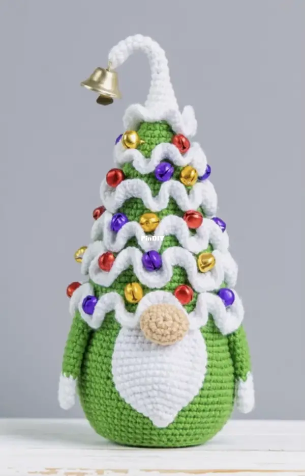 Mufficorn - Olga Chemerys - Christmas Tree Gnome-Knitting and Crochet ...