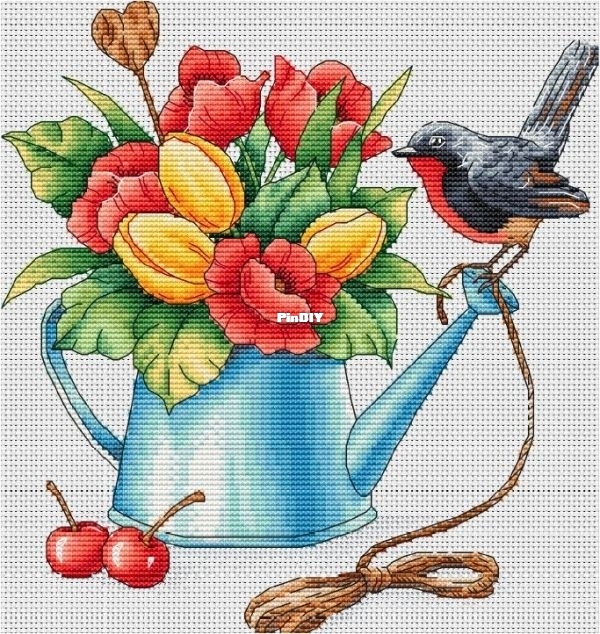 Spring Bouquet by Svetlana Sichkar XSDCross stitch Communication