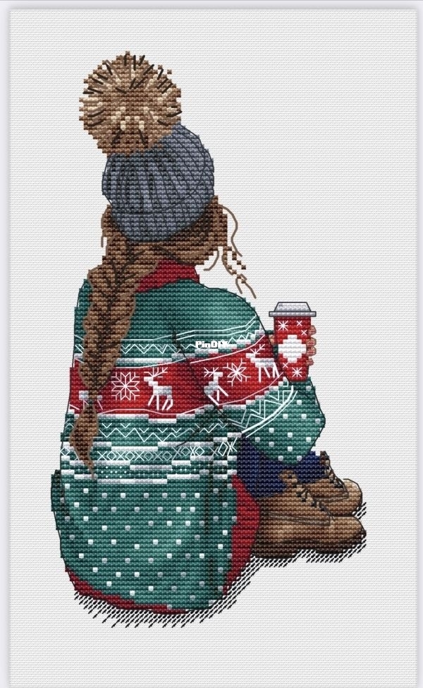 Winter Comfort By Diana Grib XSDCross stitch Communication / Download
