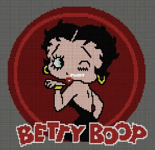 Donna Crochet Shoppe - Donna Hammell - Betty Boop Kiss - Free-Knitting ...