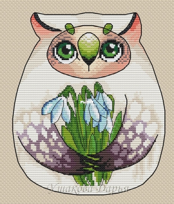 Snowdrop Keeper by Daria Ushakova XSDCross stitch Communication