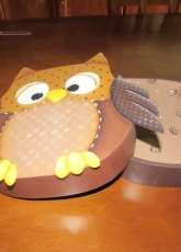 Owl wooden box