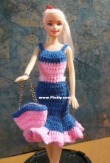 Maguinda Bolsón - Clara dress and bag set for dolls