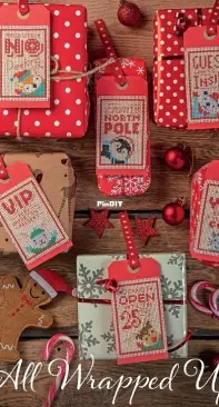 Christmas Gift Tags by Emma Congdon from Cross Stitcher 352 PCS + XSD