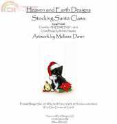 HAED HAEDMEDST 12359 Stocking Santa Claws - Melissa Dawn