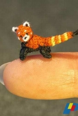 Andrea Blumberg - Red Panda Micro Mini Amigurumi - Free