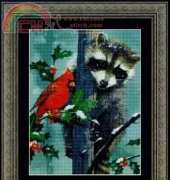 kustom krafts 99363 - Raccoon Christmas