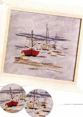 Isabelle Haccourt Vautier Au fil de l'ocean - Les 3 mats + Maree basse
