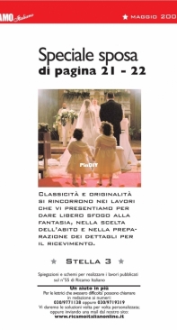 Special Bride. Speciale sposa - Ricamo Italiano May 2009 Italian.