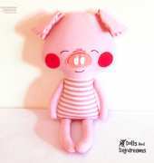 Dolls and Daydreams-Pig Sewing pattern