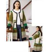 Coats and Clark KTV2017C - James Coviello - Color Block Coat - Free