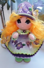 My knitted doll !!!