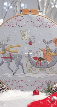 Dashing Through the Snow by Lucie Heaton from Cross Stitcher 363 XSD