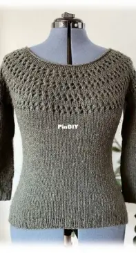 Sweater yoke - Search -  - Free Download Patterns