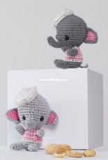 Yarnspirations  - Nancy Anderson - Ellie and Eugene Crochet Elephants - Free
