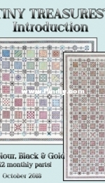 Blackwork Journey FR0159 - Tiny Treasures SAL by Elizabeth Almond