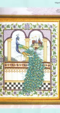 Proud as Peacock - Magnificent Peacock by Joan Elliott from Cross Stitch Gold 73 XSD