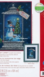 Dimensions 70-08987 Snowman Lantern XSD