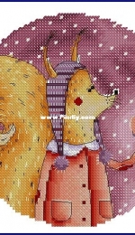 MiAxStitch - Christmas Squirrel XSD