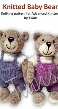 Baby bear by Twins'knitting Ala Ela
