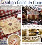 Creation Point de Croix - No.16 - Janvier/Fevrier 2012 / French