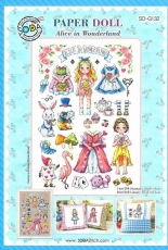 SODA SO-G132 Paper Doll Alice in Wonderland XSD