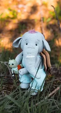 Sveta Crochet Pattern - Sveta Lutik toys - Svetlana Lutik - Cute Elephant