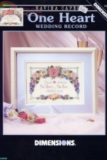 Dimensions 352/6618 One Heart Wedding Record XSD