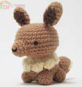 i crochet things - Pokemon: Mini Eevee- Free