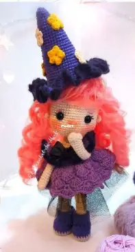 El Crochet de Miel - Miel y Galletas - Hannie Ordoñez Aguilar - Morgana the little witch - Brujita Morgana - Spanish