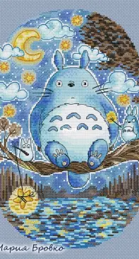 Watercolor Totoro by Maria Brovko XSD