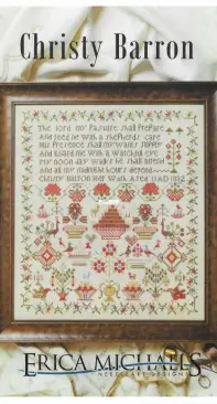 Erica Michaels Needleart Designs - Christy Barron 1832  XSD + PCS